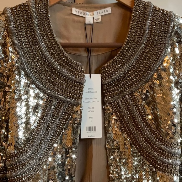 Veronica Beard Women's Gold Jacket - Picture 2 of 5